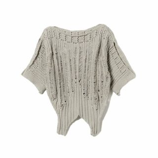 【GREY】maturely / Upside down Knit