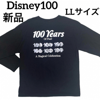 ディズニー(Disney)のDisney 100周年 長袖シャツ　LLサイズ　新品(Tシャツ/カットソー(七分/長袖))