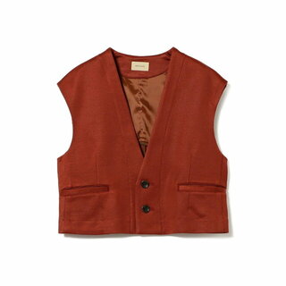 ビームスボーイ(BEAMS BOY)の【RED】maturely / Glossy Jersey Vest(ベスト/ジレ)
