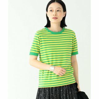 ビームスボーイ(BEAMS BOY)の【GREEN】BEAMS BOY / バインダー ボーダーTシャツ 23SS(カットソー(長袖/七分))