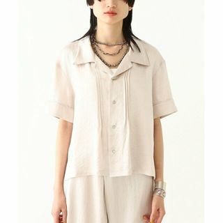 ビームスボーイ(BEAMS BOY)の【WHITE】maturely / Vintage Satin Open Collar Shirt(シャツ/ブラウス(長袖/七分))