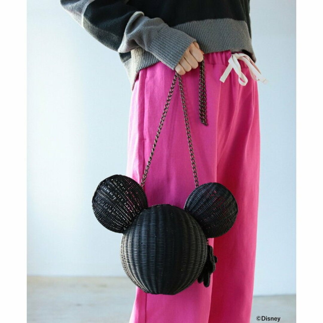 BEAMS BOY(ビームスボーイ)の【BLACK】BEAMS BOY 25th別注 / Disney Rattan Bascket レディースのバッグ(その他)の商品写真