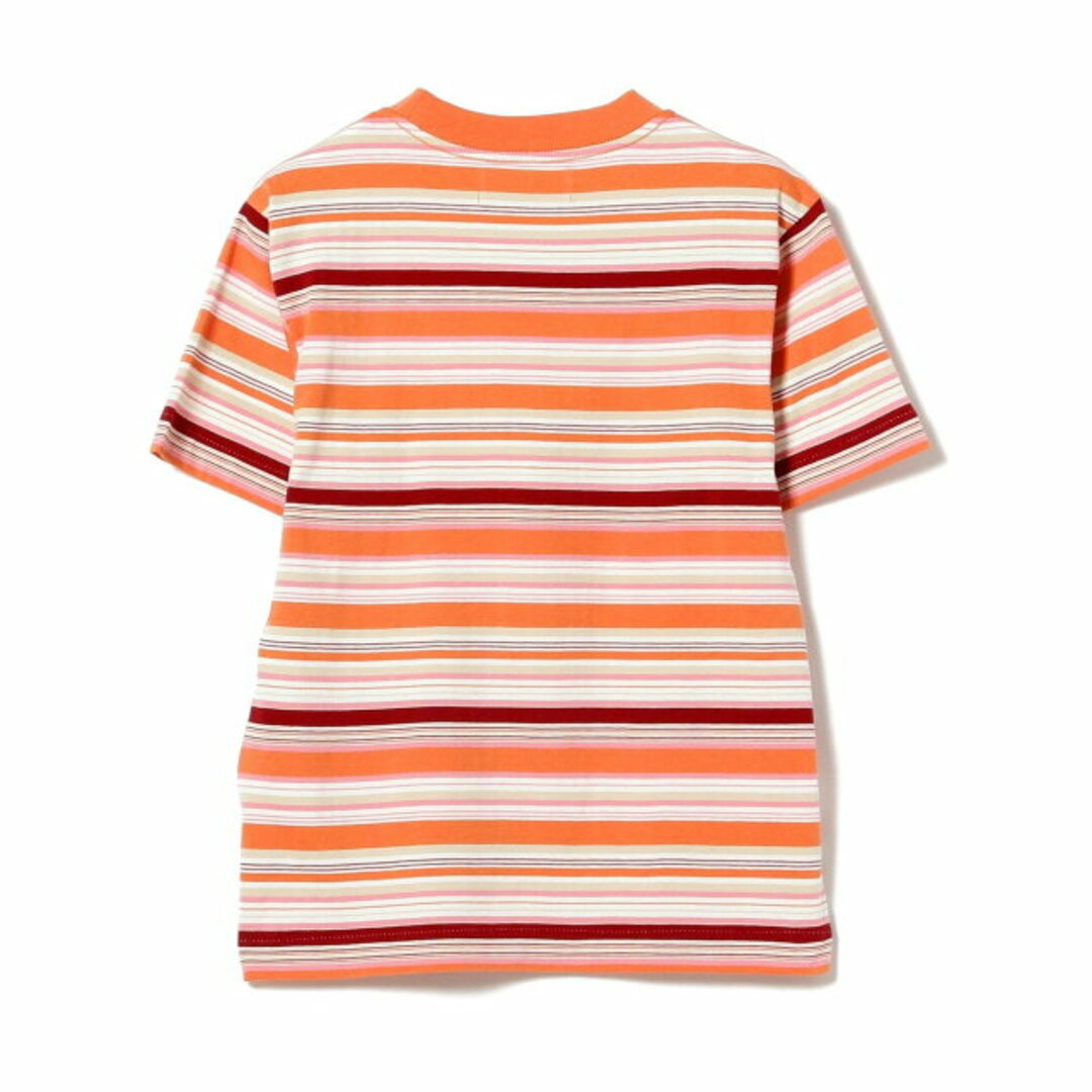 BEAMS BOY(ビームスボーイ)の【ORANGE】BEAMS BOY /ボーイ マルチボーダー クルーネック Tシャツ 23SS レディースのトップス(カットソー(長袖/七分))の商品写真