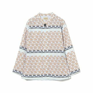 ビームスボーイ(BEAMS BOY)の【PALE_BLUE】maturely / Logogram Print Blouse(シャツ/ブラウス(長袖/七分))