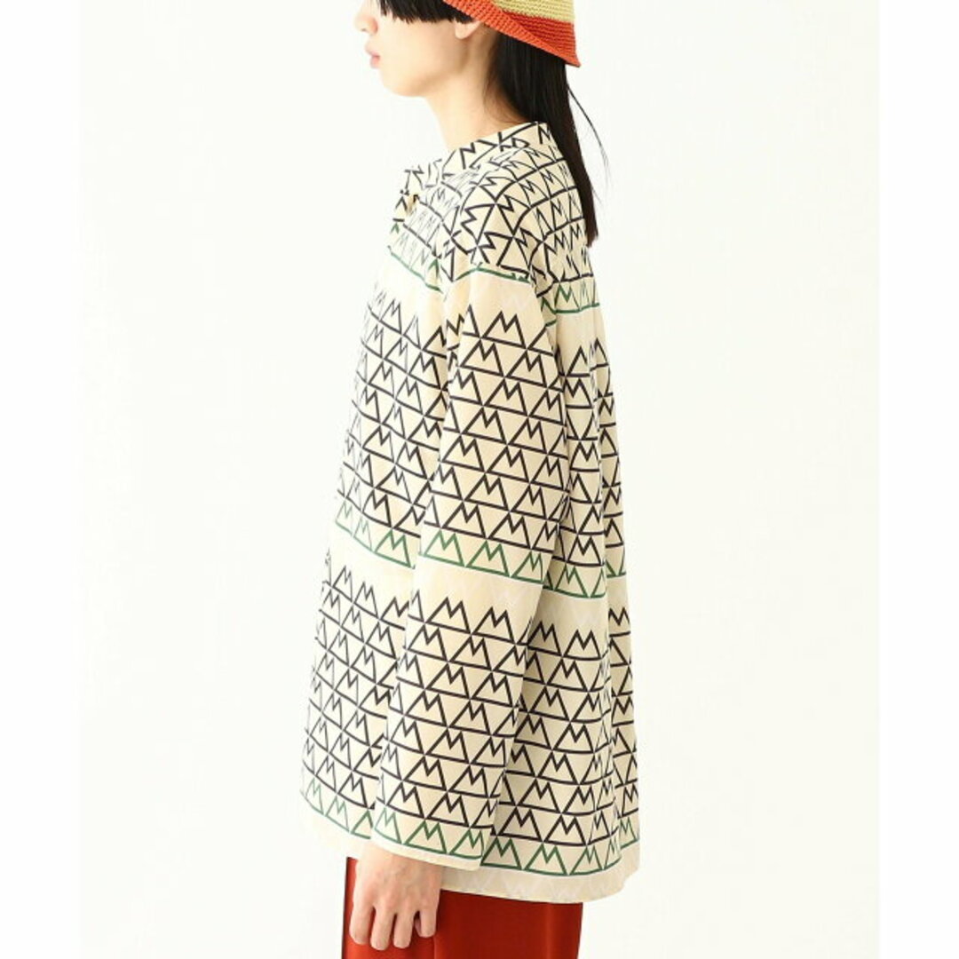 BEAMS BOY(ビームスボーイ)の【BEIGE】【1】maturely / Logogram Print Blouse レディースのトップス(シャツ/ブラウス(長袖/七分))の商品写真