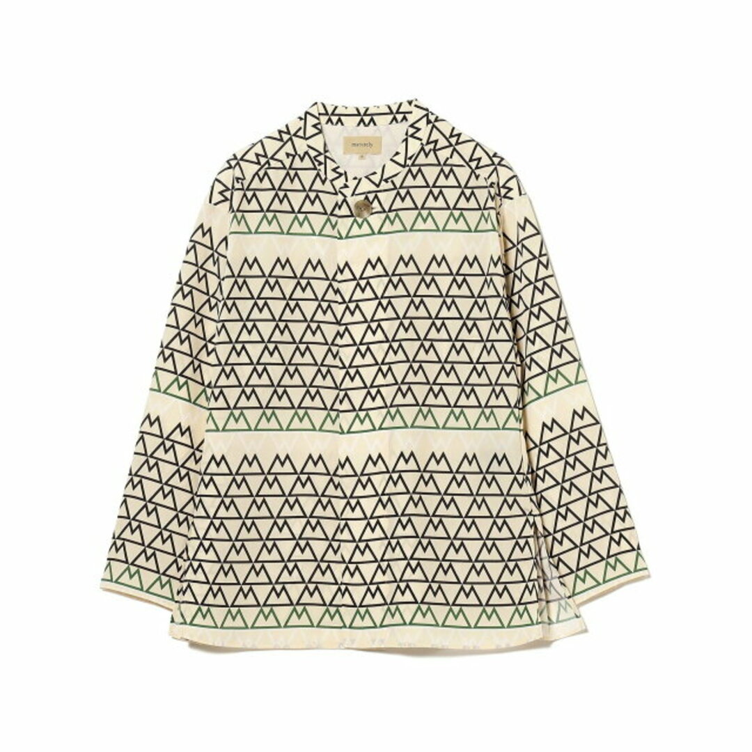 BEAMS BOY(ビームスボーイ)の【BEIGE】【1】maturely / Logogram Print Blouse レディースのトップス(シャツ/ブラウス(長袖/七分))の商品写真