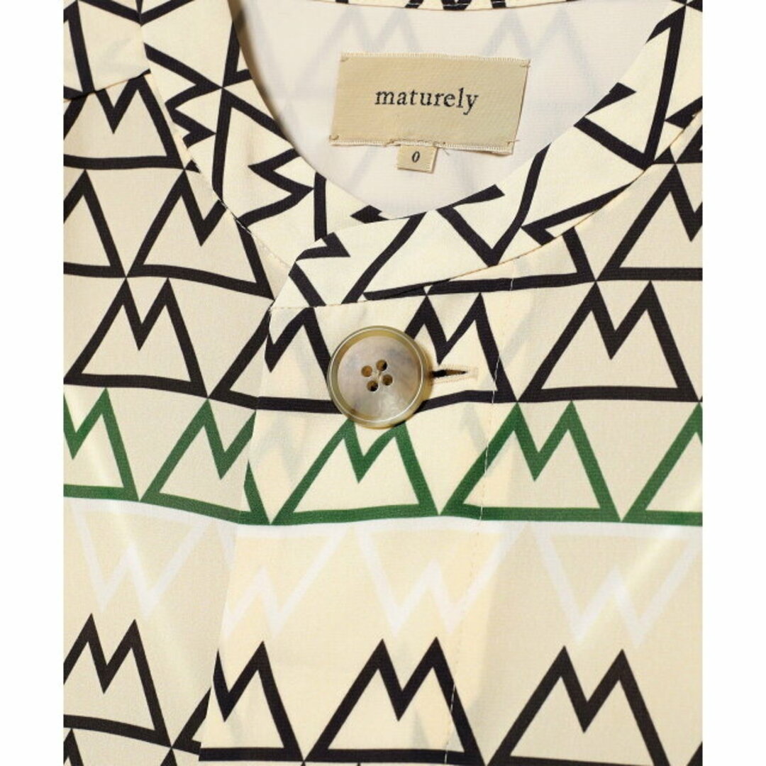 BEAMS BOY(ビームスボーイ)の【BEIGE】【1】maturely / Logogram Print Blouse レディースのトップス(シャツ/ブラウス(長袖/七分))の商品写真