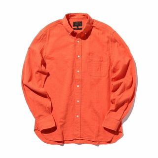 ビームスプラス(BEAMS PLUS)の【ORANGE】BEAMS PLUS / ダブルガーゼ ボタンダウン シャツ(その他)