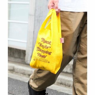 ビームス(BEAMS)の【YELLOW_SHOPPING_HERE】OPEN EDITIONS / Thank you tote ミニ バッグ(エコバッグ)