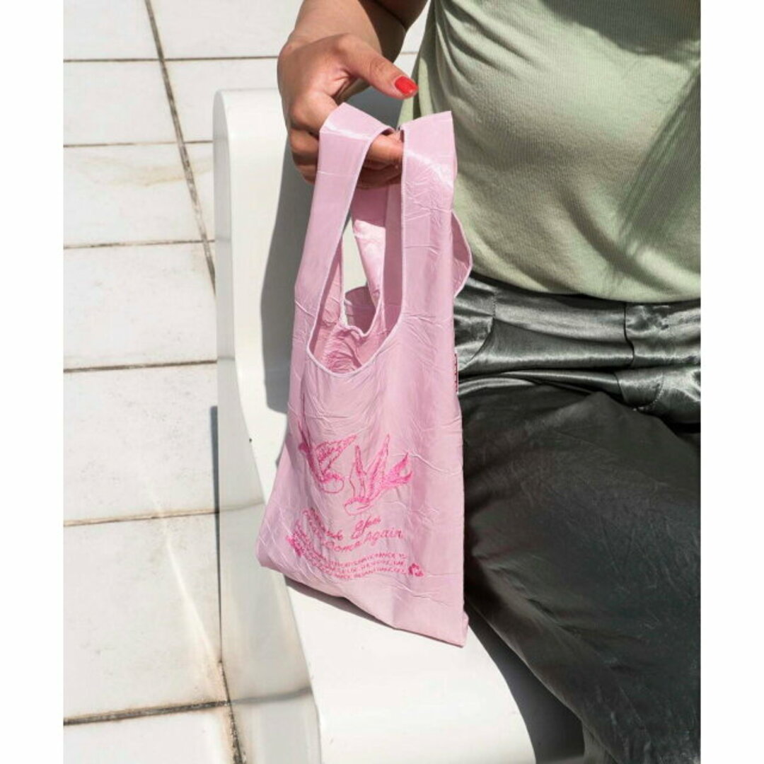 BEAMS(ビームス)の【PINK_SPARROW】OPEN EDITIONS / Thank you tote ミニ バッグ レディースのバッグ(エコバッグ)の商品写真