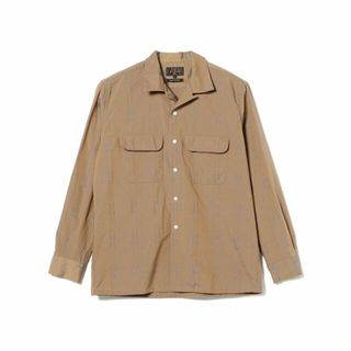 ビームスプラス(BEAMS PLUS)の【KHAKI】BEAMS PLUS / テトロンコットン ジャカード シャンブレー オープンカラー シャツ(その他)