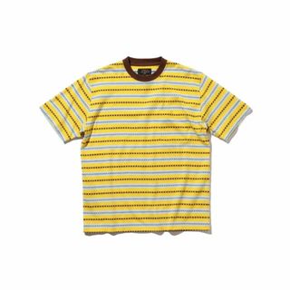 ビームスプラス(BEAMS PLUS)の【YELLOW】BEAMS PLUS / ジャカード ホリゾンタル ストライプ ポケットTシャツ(その他)