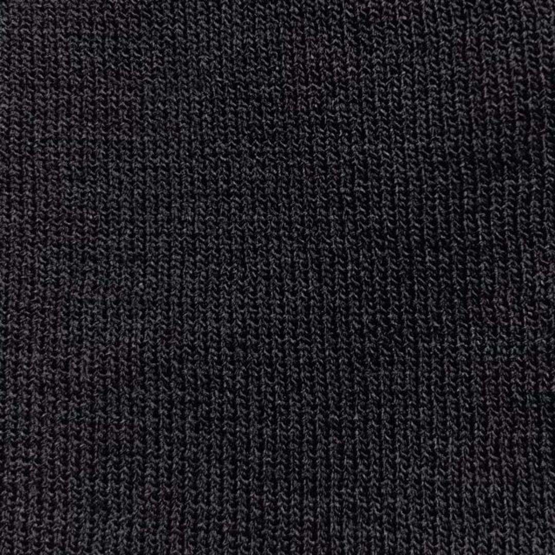 René(ルネ)のRene(ルネ) 半袖セーター サイズ34 S レディース美品  - 黒 クルーネック/フリル レディースのトップス(ニット/セーター)の商品写真