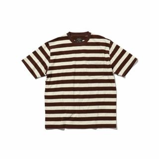 ビームスプラス(BEAMS PLUS)の【BROWN】BEAMS PLUS / カラー ネップ ストライプ Tシャツ(その他)