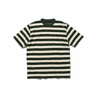 ビームスプラス(BEAMS PLUS)の【GREEN】BEAMS PLUS / カラー ネップ ストライプ Tシャツ(その他)