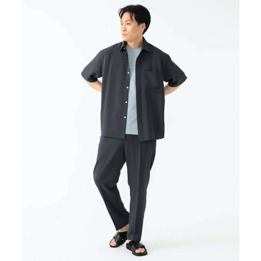 【CHARCOAL.G】BEAMS HEART / ポリエステルトロミ テーパード パンツ メンズのパンツ(その他)の商品写真