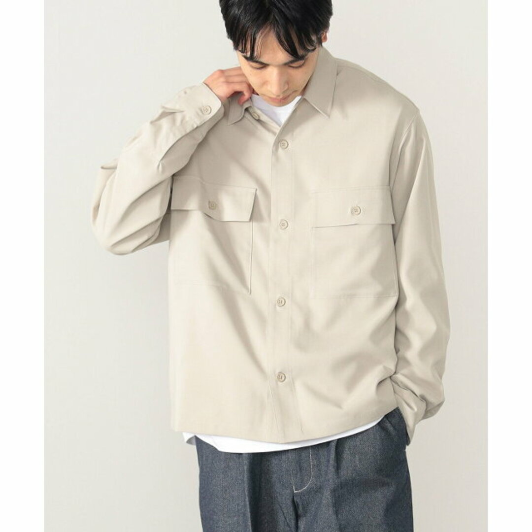 【BEIGE】BEAMS HEART / ポリエステル CPO シャツジャケット メンズのトップス(シャツ)の商品写真