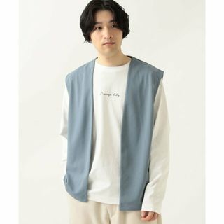 【SMOKE_BLUE】BEAMS HEART / 梨地 ベスト(Tシャツセット)(Tシャツ/カットソー(半袖/袖なし))