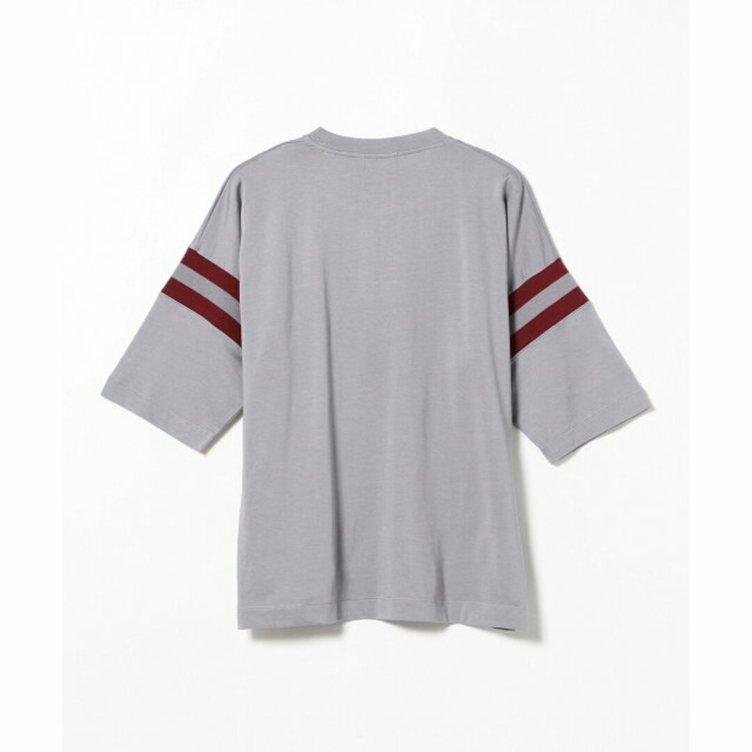 【GREY_PURPLE】BEAMS LIGHTS / コットンレーヨン フットボールTシャツ メンズのトップス(Tシャツ/カットソー(半袖/袖なし))の商品写真