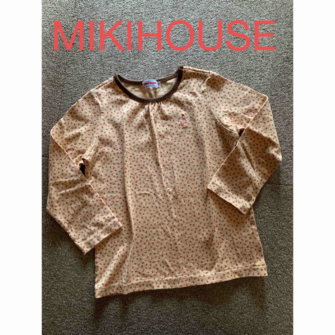 mikihouse(ミキハウス)の日本製ミキハウス　長袖シャツ キッズ/ベビー/マタニティのキッズ服女の子用(90cm~)(Tシャツ/カットソー)の商品写真