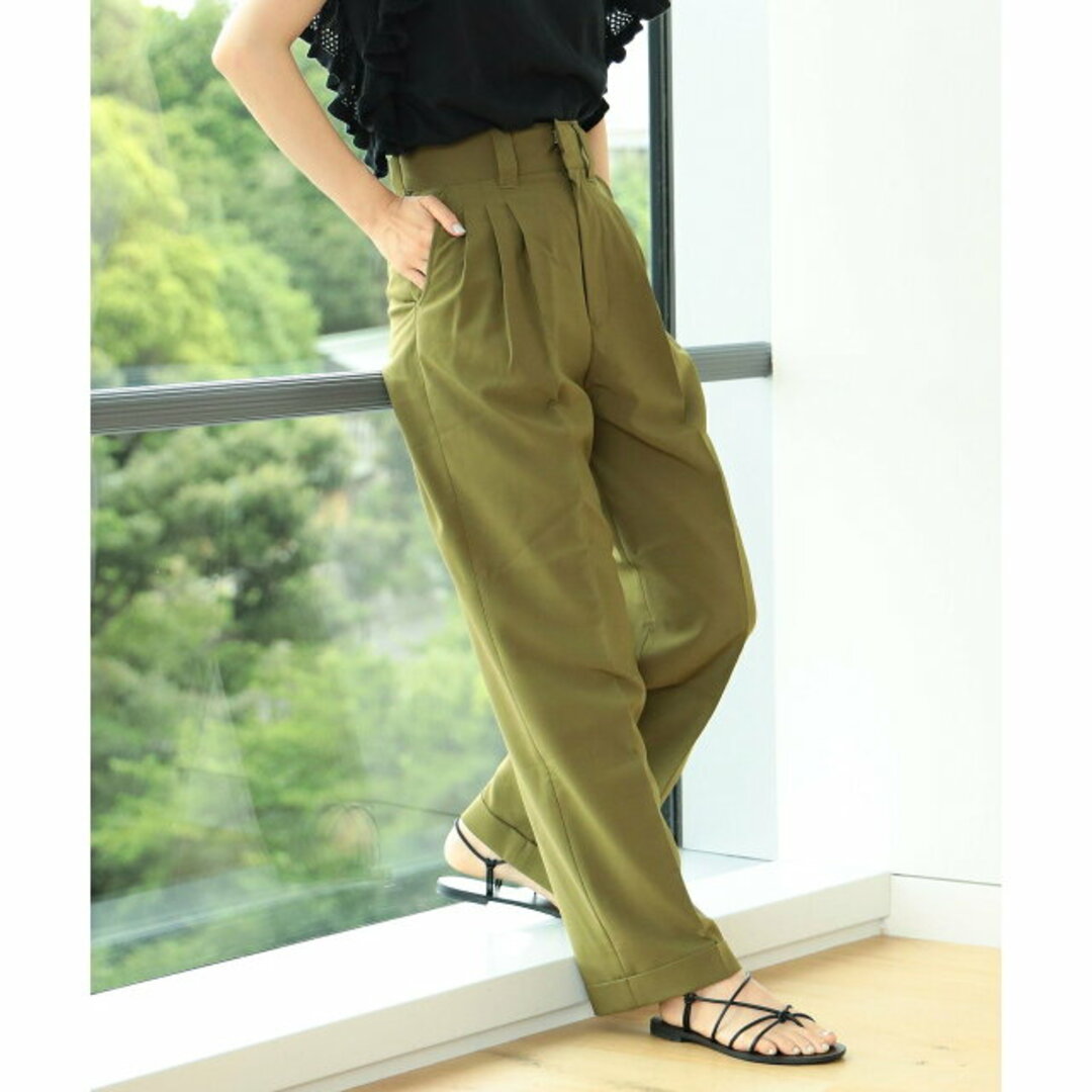 Ray BEAMS(レイビームス)の【KHAKI】FARAH * Ray BEAMS / 別注 3tuck Wide Pants その他のその他(その他)の商品写真