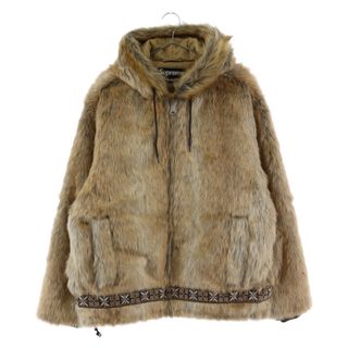 シュプリーム(Supreme)のSUPREME シュプリーム 23AW Faux Fur Parka ジップアップフェイクファーパーカー ブラウン(パーカー)