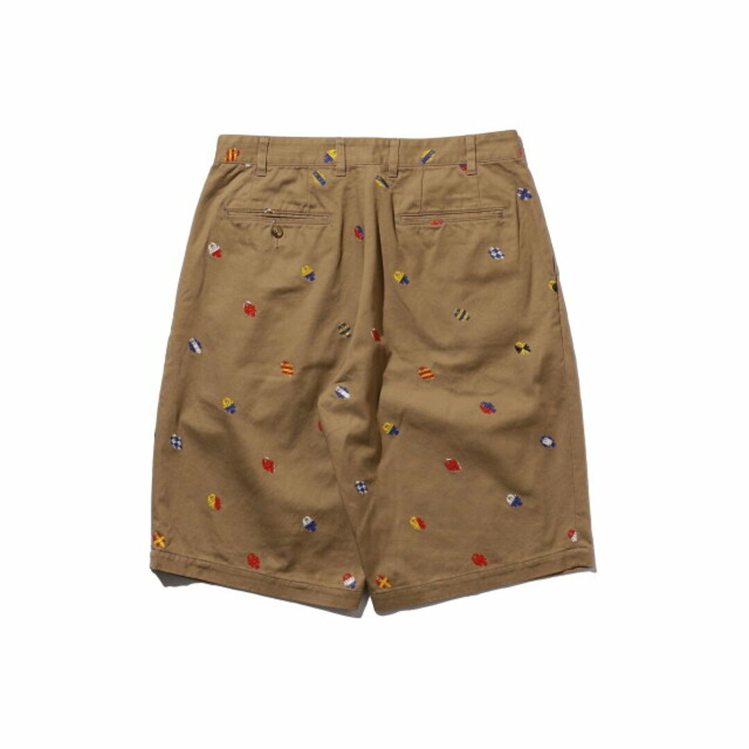 BEAMS PLUS(ビームスプラス)の【KHAKI】BEAMS PLUS / 2プリーツ インクジェットマッピング エンブロイダリー ショーツ その他のその他(その他)の商品写真