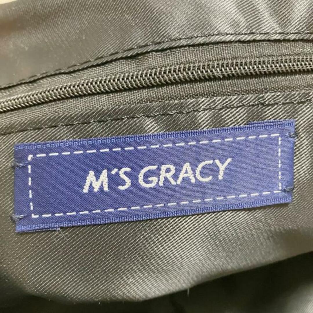 M'S GRACY(エムズグレイシー)のM'S GRACY(エムズグレイシー) トートバッグ - 白×ベージュ フェイクパール/リボン フェイクファー×合皮×ポリエステル レディースのバッグ(トートバッグ)の商品写真