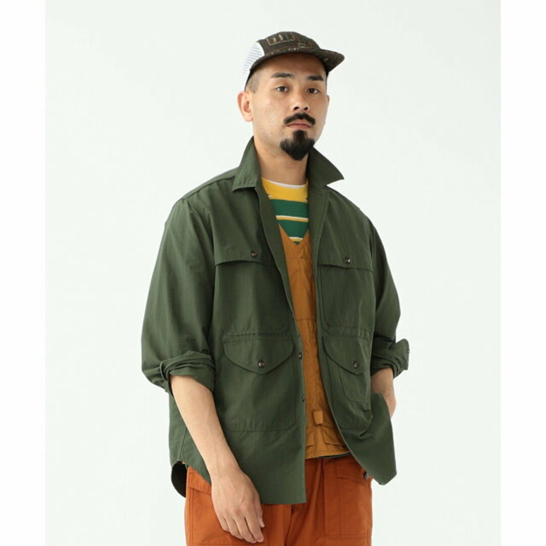 BEAMS PLUS(ビームスプラス)の【OLIVE】BEAMS PLUS / ストレッチ ナイロン リップストップ アドベンチャー シャツ その他のその他(その他)の商品写真