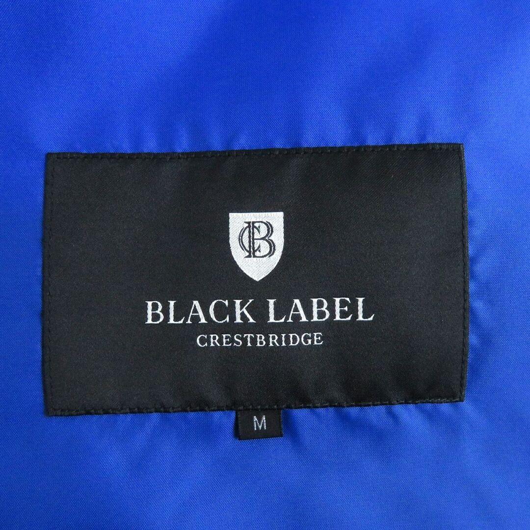 BLACK LABEL CRESTBRIDGE(ブラックレーベルクレストブリッジ)の良品□ブラックレーベルクレストブリッジ カモフラ フーデッド WZIP ダウンジャケット 黒系 M 正規品 メンズ メンズのジャケット/アウター(ダウンジャケット)の商品写真