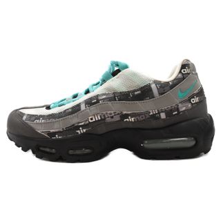 ナイキ(NIKE)のNIKE ナイキ ×ATMOS AIR MAX95 JADE WE LOVE NIKE PACK アトモス エアマックス95 ローカットスニーカー ジェイド グレー/ブルー US9.5/27.5cm AQ0925-001(スニーカー)