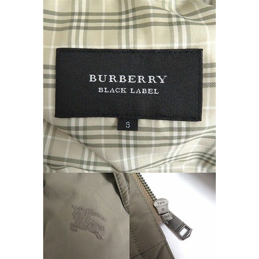 BURBERRY BLACK LABEL(バーバリーブラックレーベル)の良品□バーバリーブラックレーベル 2WAY ファーフード ZIPUP ダウンベスト/ジャケット ベージュ S 正規品 メンズ メンズのジャケット/アウター(ダウンベスト)の商品写真