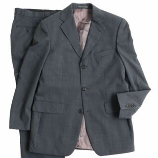 ヒューゴボス(HUGO BOSS)の【ドンドン見直し】良品●HUGO BOSS ヒューゴボス シングルスーツ/上下セットアップ グレー 48 メンズ 秋冬おすすめ フォーマル◎(セットアップ)