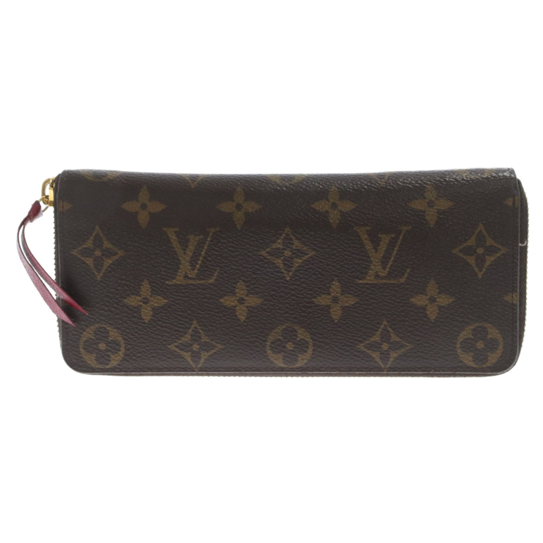 LOUIS VUITTON(ルイヴィトン)のLOUIS VUITTON ルイヴィトン モノグラム ポルトフォイユ・クレマンス・フューシャ ラウンドファスナー ロングウォレット 長財布 CA2230 M60742 ブラウン メンズのファッション小物(長財布)の商品写真