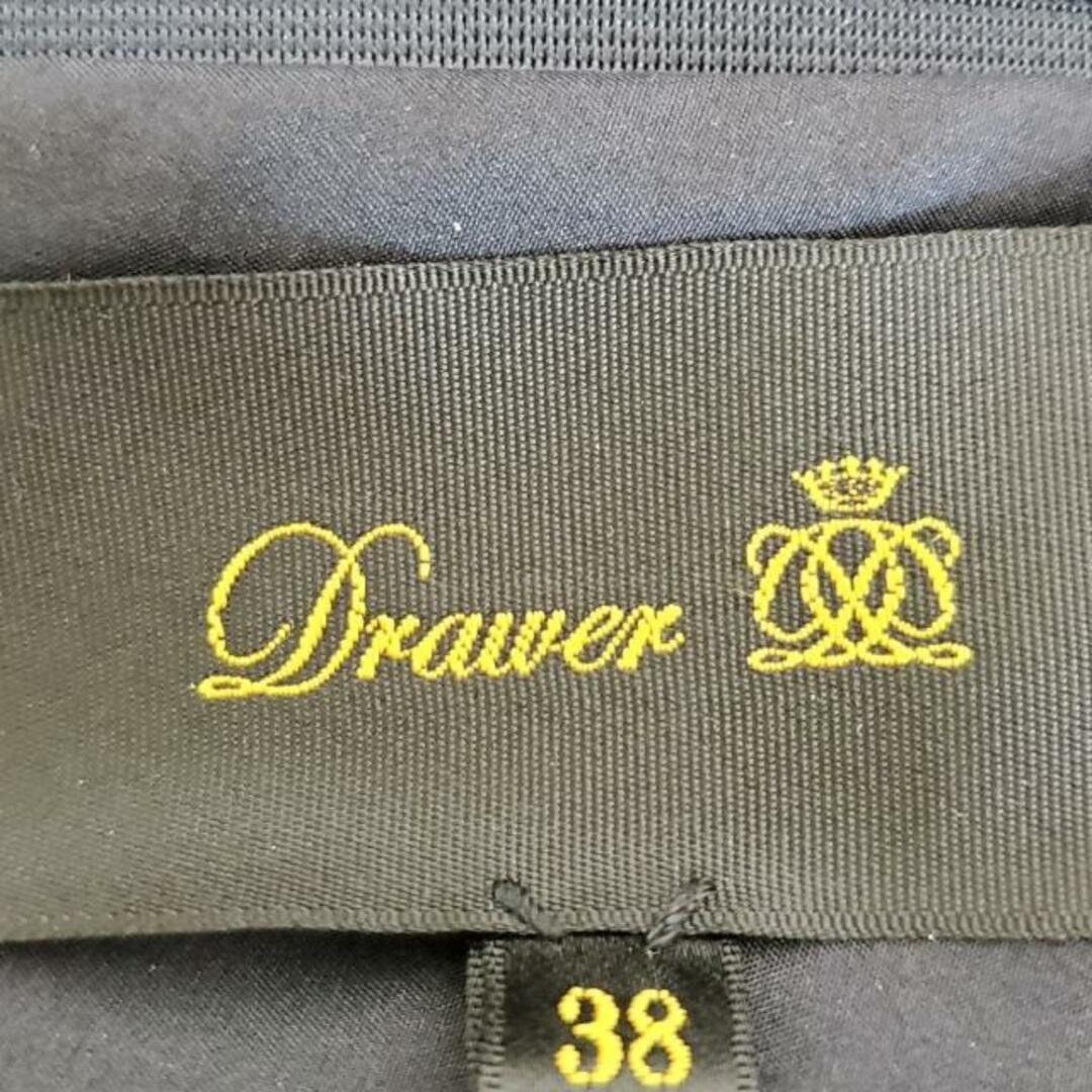 Drawer(ドゥロワー)のDrawer(ドゥロワー) スカート サイズ38 M レディース美品  - ダークネイビー ひざ丈 レディースのスカート(その他)の商品写真