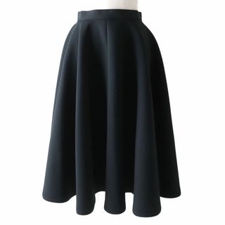 トリココムデギャルソン(tricot COMME des GARCONS)の【ドンドン見直し】極美品△正規品 tricot COMME des GARCONS トリココムデギャルソン TP-S207 ボンディング フレアスカート ブラック M(ひざ丈スカート)