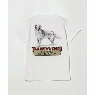 コドモビームス(こども ビームス)の【ﾎﾜｲﾄ】TAMANIWIA * こども ビームス / Dog バック プリント Tシャツ(110~150cm)(Tシャツ/カットソー)