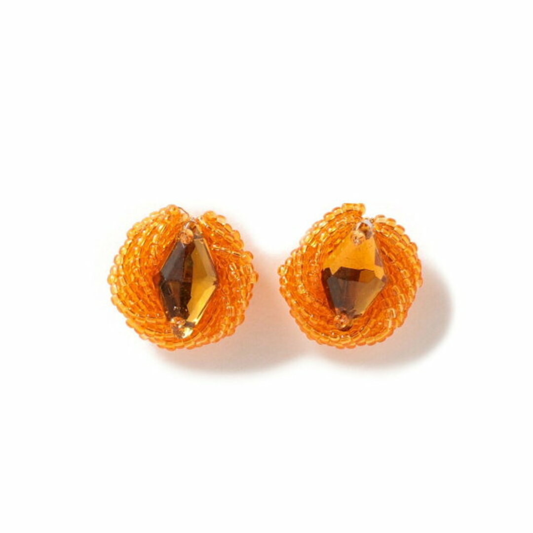 Ray BEAMS(レイビームス)の【ORANGE】Holly Jackie / ビジュー ピアス レディースのアクセサリー(その他)の商品写真