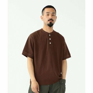 ビームスプラス(BEAMS PLUS)の【D.BROWN】Healthknit * BEAMS PLUS / 別注 ハニカムサーマル ヘンリーネック Tシャツ(その他)