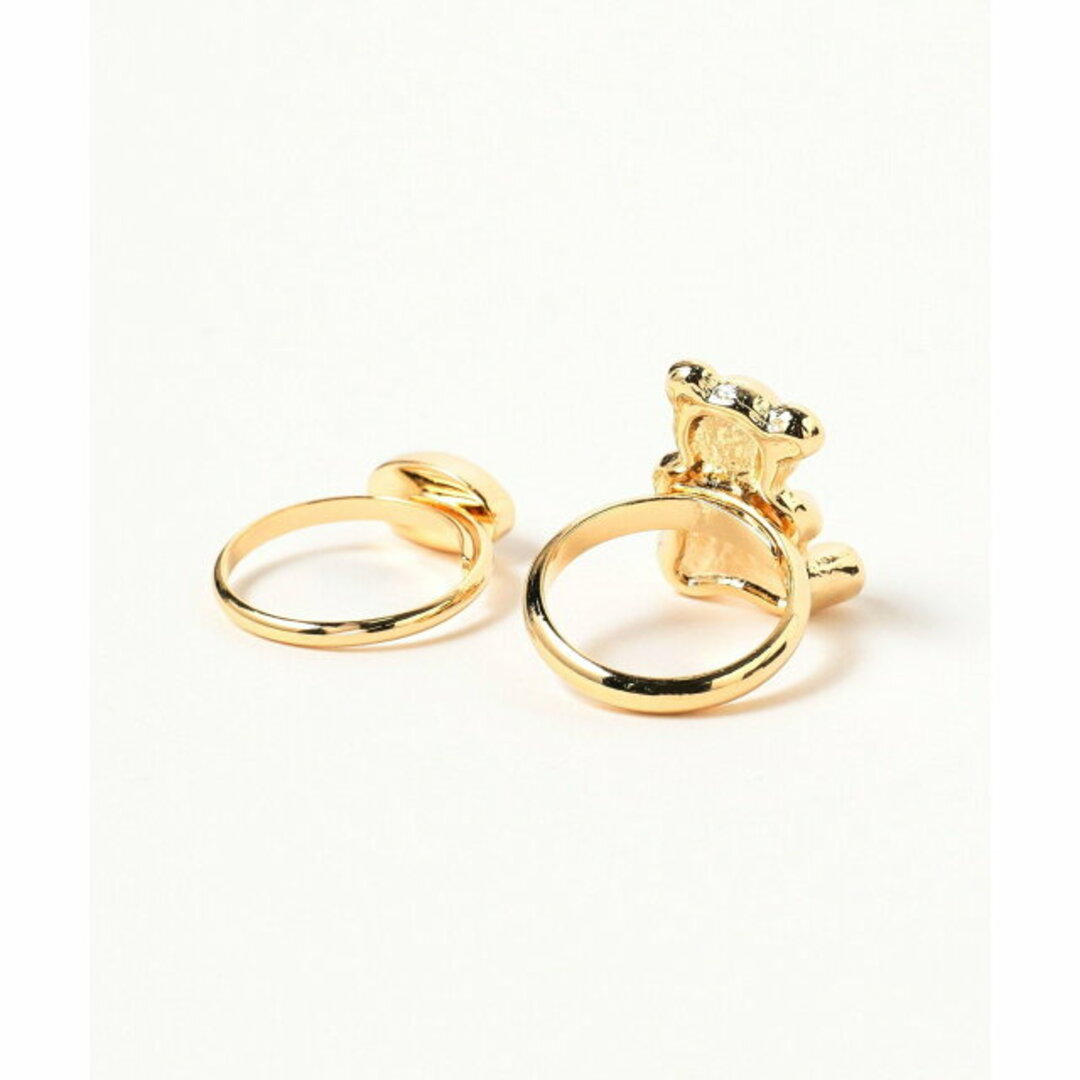 Ray BEAMS(レイビームス)の【GOLD】LOTUS PINK / Teddy リング セット レディースのアクセサリー(リング(指輪))の商品写真