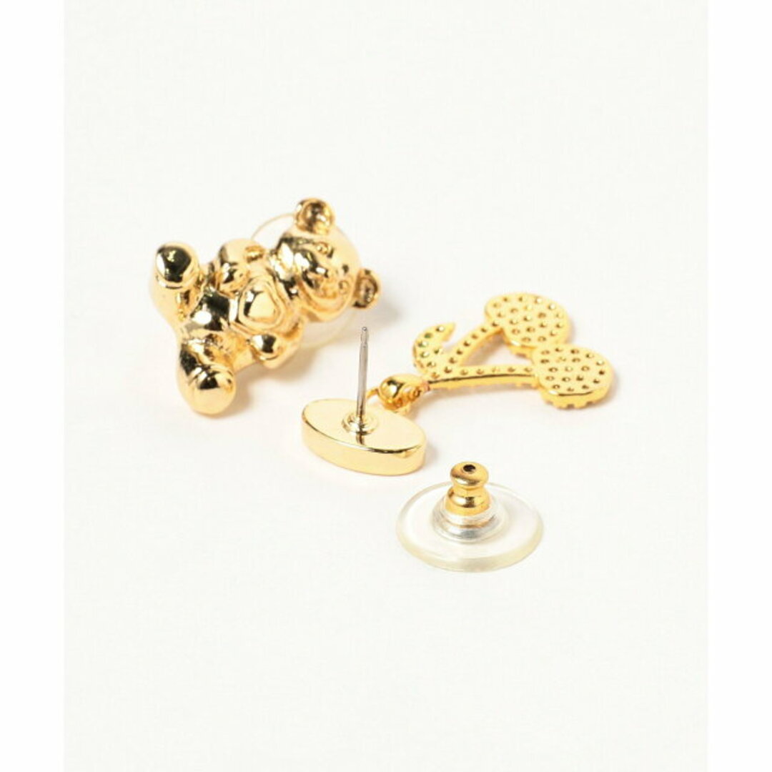 Ray BEAMS(レイビームス)の【GOLD】LOTUS PINK / Cherry Teddy ピアス レディースのアクセサリー(ピアス)の商品写真