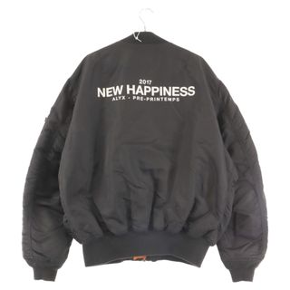 アルファインダストリーズ(ALPHA INDUSTRIES)のALPHA INDUSTRIES アルファ インダストリーズ ×1017 ALYX 9SM MA-1 E.1999 ETERNAL BOMBER JACKET アリクス リバーシブルMA-1ボンバージャケット ブラック(フライトジャケット)