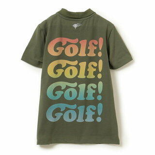 【OLIVE】<WOMEN>BEAMS GOLF ORANGE LABEL / バッグ プリント ポロシャツ(ポロシャツ)