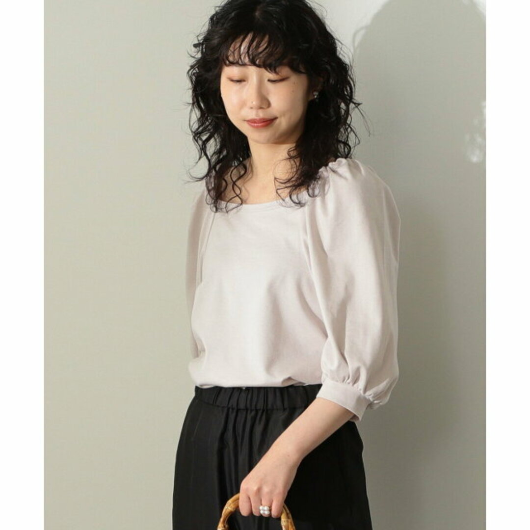 Demi-Luxe BEAMS(デミルクスビームス)の【P.GREY】【38】Demi-Luxe BEAMS / コンパクト フレンチテリー プルオーバー レディースのトップス(カットソー(長袖/七分))の商品写真