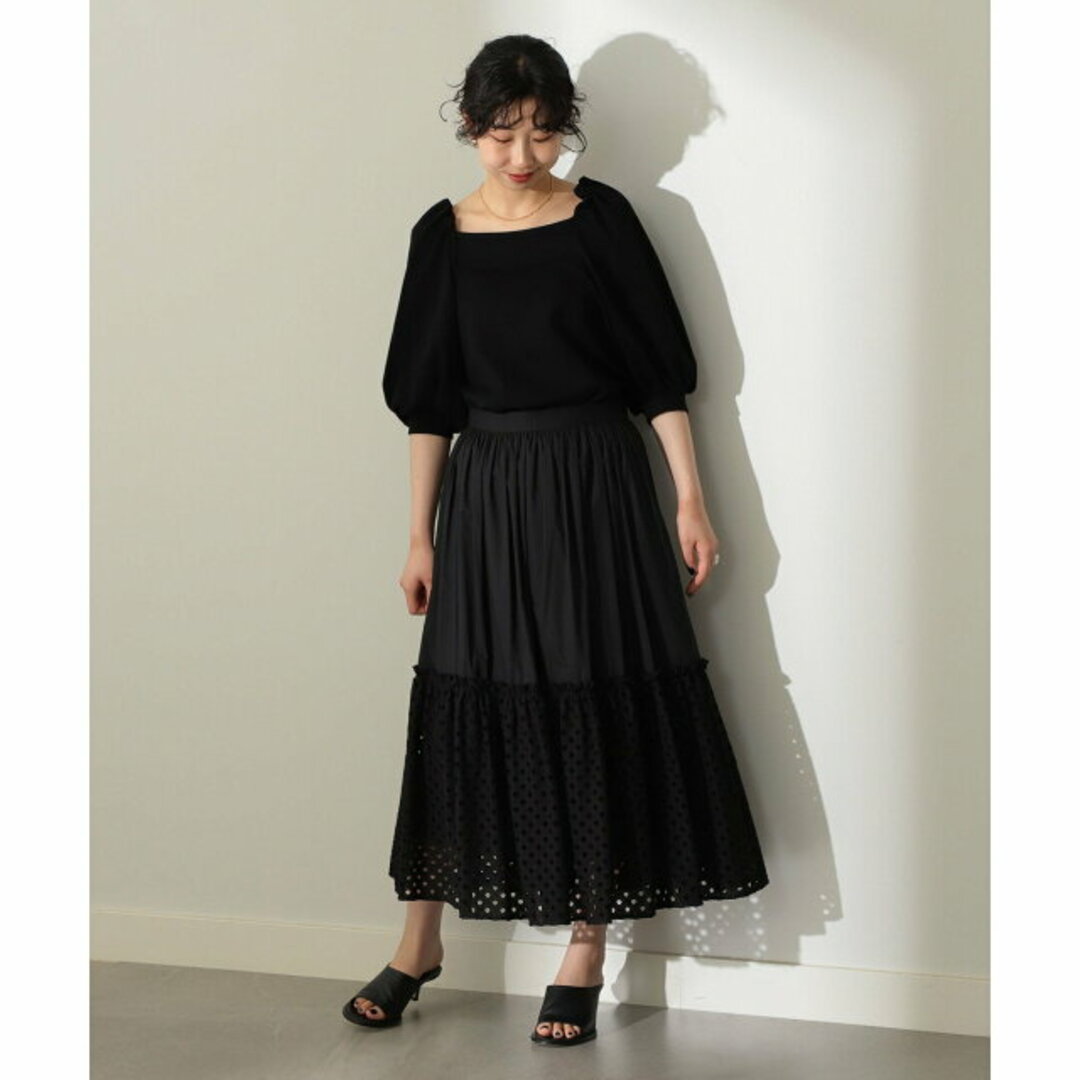 Demi-Luxe BEAMS(デミルクスビームス)の【BLACK】【36】Demi-Luxe BEAMS / コンパクト フレンチテリー プルオーバー レディースのトップス(カットソー(長袖/七分))の商品写真