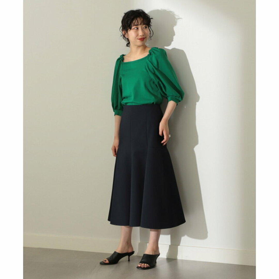 Demi-Luxe BEAMS(デミルクスビームス)の【GREEN】【36】Demi-Luxe BEAMS / コンパクト フレンチテリー プルオーバー レディースのトップス(カットソー(長袖/七分))の商品写真