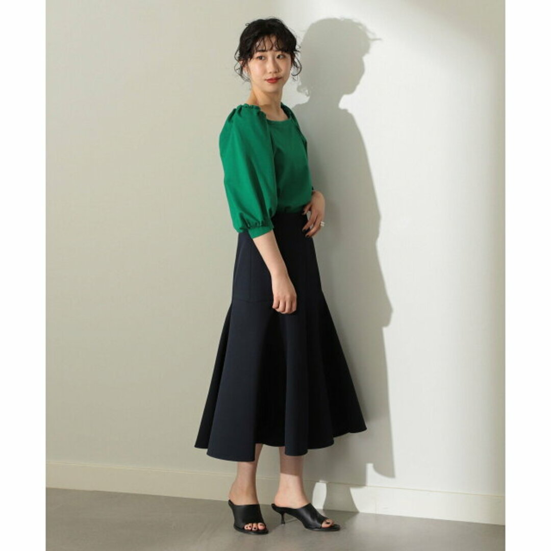 Demi-Luxe BEAMS(デミルクスビームス)の【GREEN】【38】Demi-Luxe BEAMS / コンパクト フレンチテリー プルオーバー レディースのトップス(カットソー(長袖/七分))の商品写真