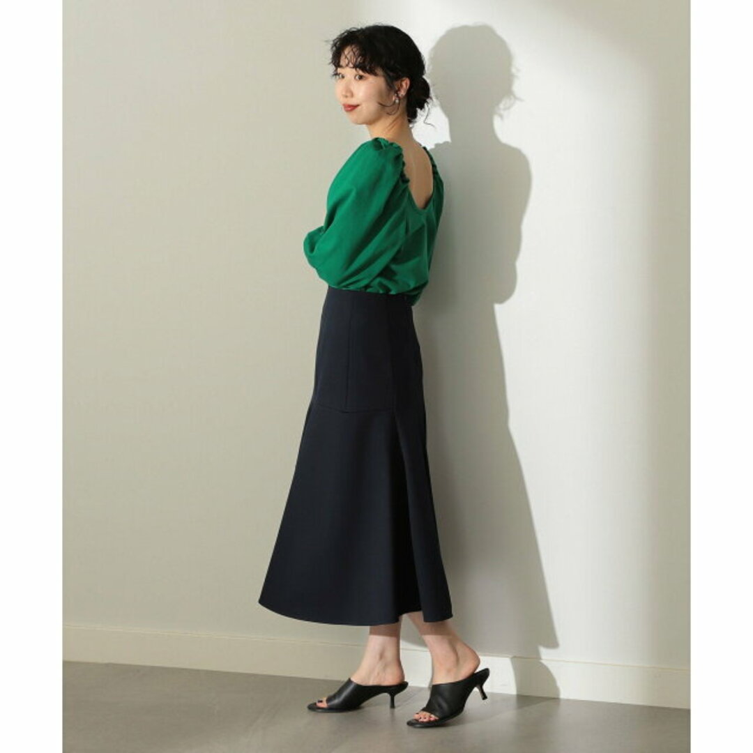 Demi-Luxe BEAMS(デミルクスビームス)の【GREEN】【38】Demi-Luxe BEAMS / コンパクト フレンチテリー プルオーバー レディースのトップス(カットソー(長袖/七分))の商品写真