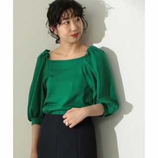 デミルクスビームス(Demi-Luxe BEAMS)の【GREEN】Demi-Luxe BEAMS / コンパクト フレンチテリー プルオーバー(カットソー(長袖/七分))