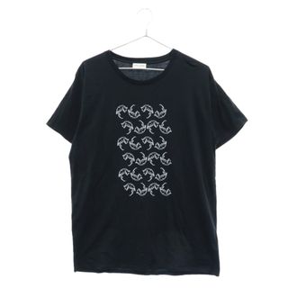 サンローラン(Saint Laurent)のSAINT LAURENT PARIS サンローランパリ 13AW 331009 グラフィック 半袖クルーネックTシャツ ブラック(Tシャツ/カットソー(半袖/袖なし))